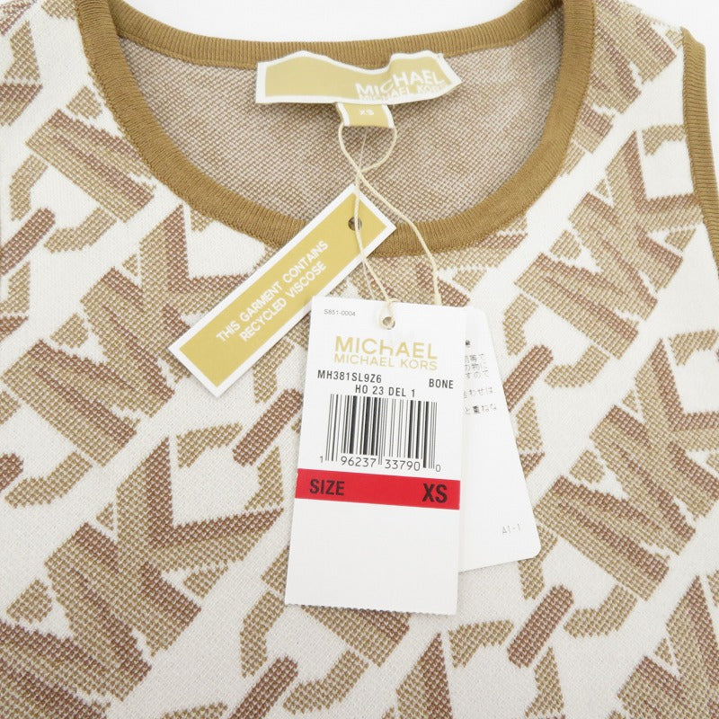 Michael Kors | マイケルコース ノースリーブニット ワンピース MH381SL9Z6 ブラウン サイズ：XS【瀬戸大橋店】