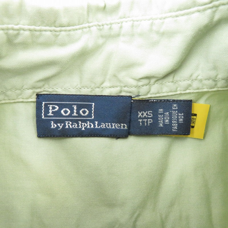 POLO RALPH LAUREN | ポロ・ラルフローレン 長袖シャツ グリーン サイズ：XXS【瀬戸大橋店】