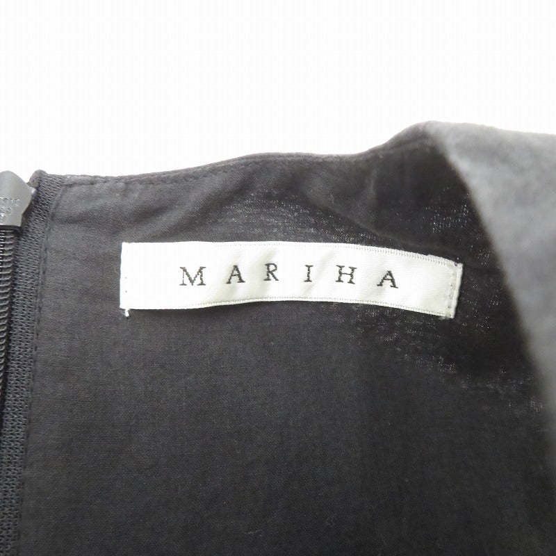 MARIHA | マリハ ミューズのドレス ノースリーブ ワンピース 3211234022 ブラック サイズ：36【瀬戸大橋店】