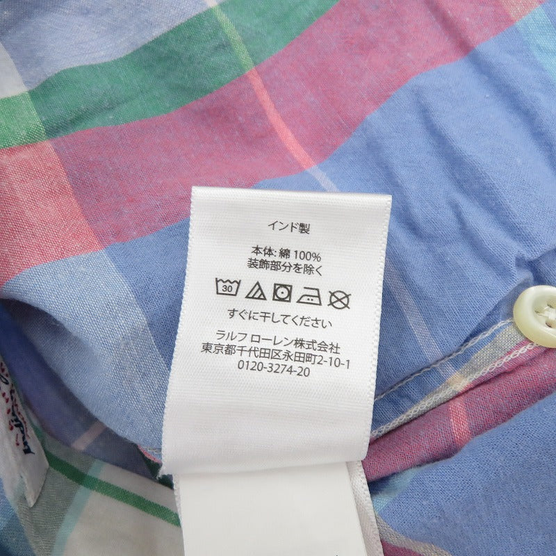 POLO RALPH LAUREN | ポロ・ラルフローレン チェック柄 長袖シャツ マルチカラー サイズ：XS【瀬戸大橋店】
