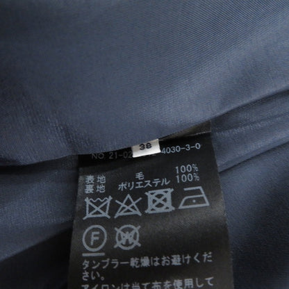 IENA SLOBE | イエナ スローブ ダブルモッサ Vネックカラーコート その他アウター ネイビー サイズ：38【瀬戸大橋店】