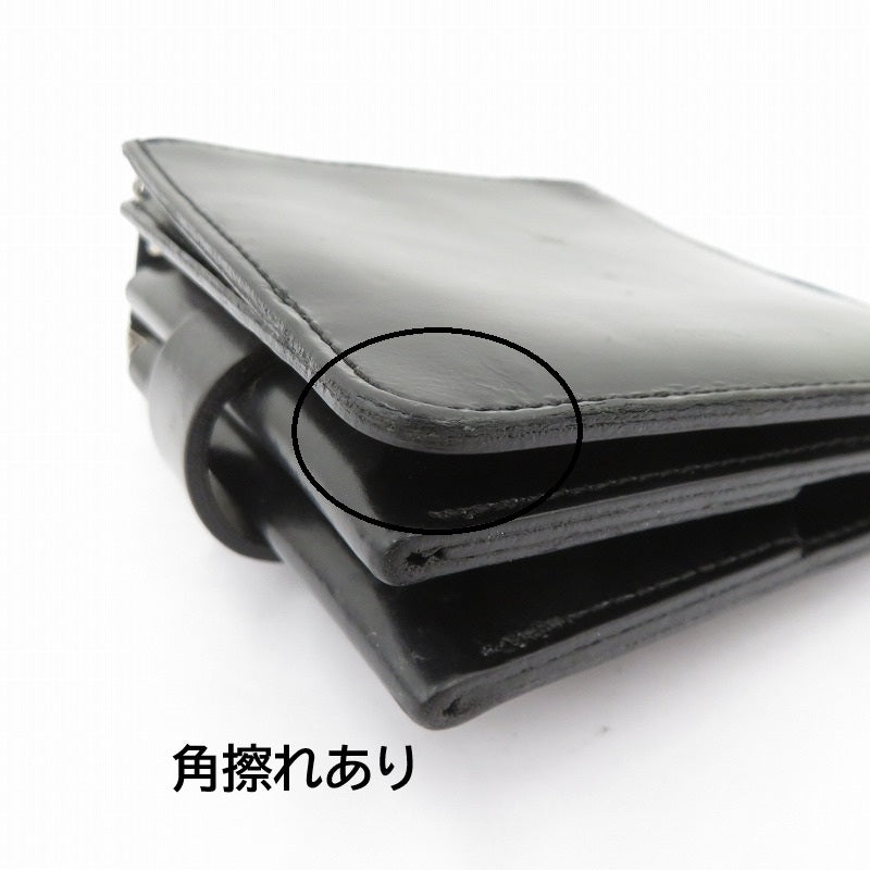 TOGA | トーガ Leather shoulder wallet 二つ折り財布 TZ31-AG942 ブラック【瀬戸大橋店】
