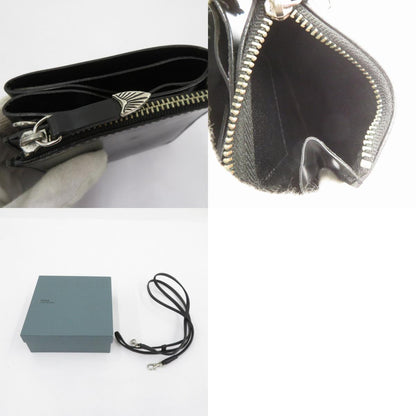 TOGA | トーガ Leather shoulder wallet 二つ折り財布 TZ31-AG942 ブラック【瀬戸大橋店】