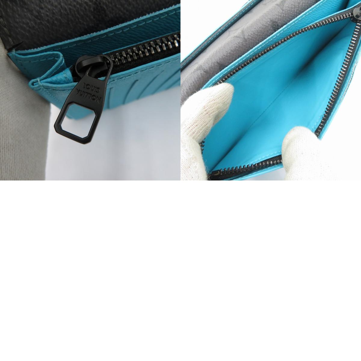 LOUIS VUITTON | ルイ・ヴィトン ポルトフォイユ・ブラザ NM 長財布 M11467 グレー×ブルー【瀬戸大橋店】
