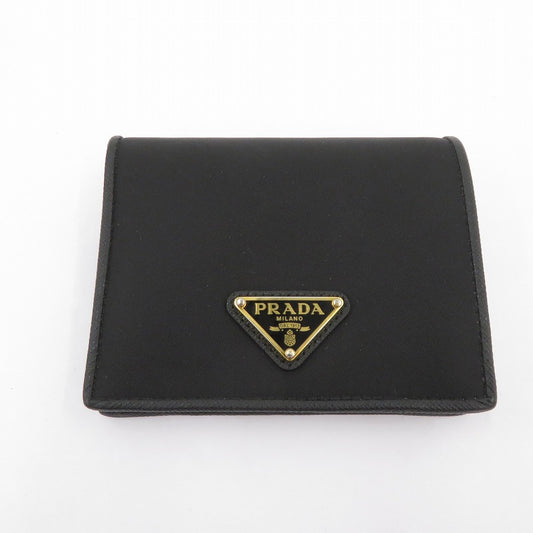 PRADA | プラダ 二つ折り財布 1MV204 2DMI ブラック【瀬戸大橋店】