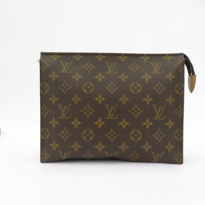 LOUIS VUITTON | ルイ・ヴィトン ポッシュ・トワレット 26 モノグラム クラッチバッグ M47542 ブラウン【瀬戸大橋店】