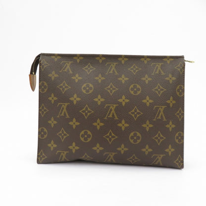 LOUIS VUITTON | ルイ・ヴィトン ポッシュ・トワレット 26 モノグラム クラッチバッグ M47542 ブラウン【瀬戸大橋店】