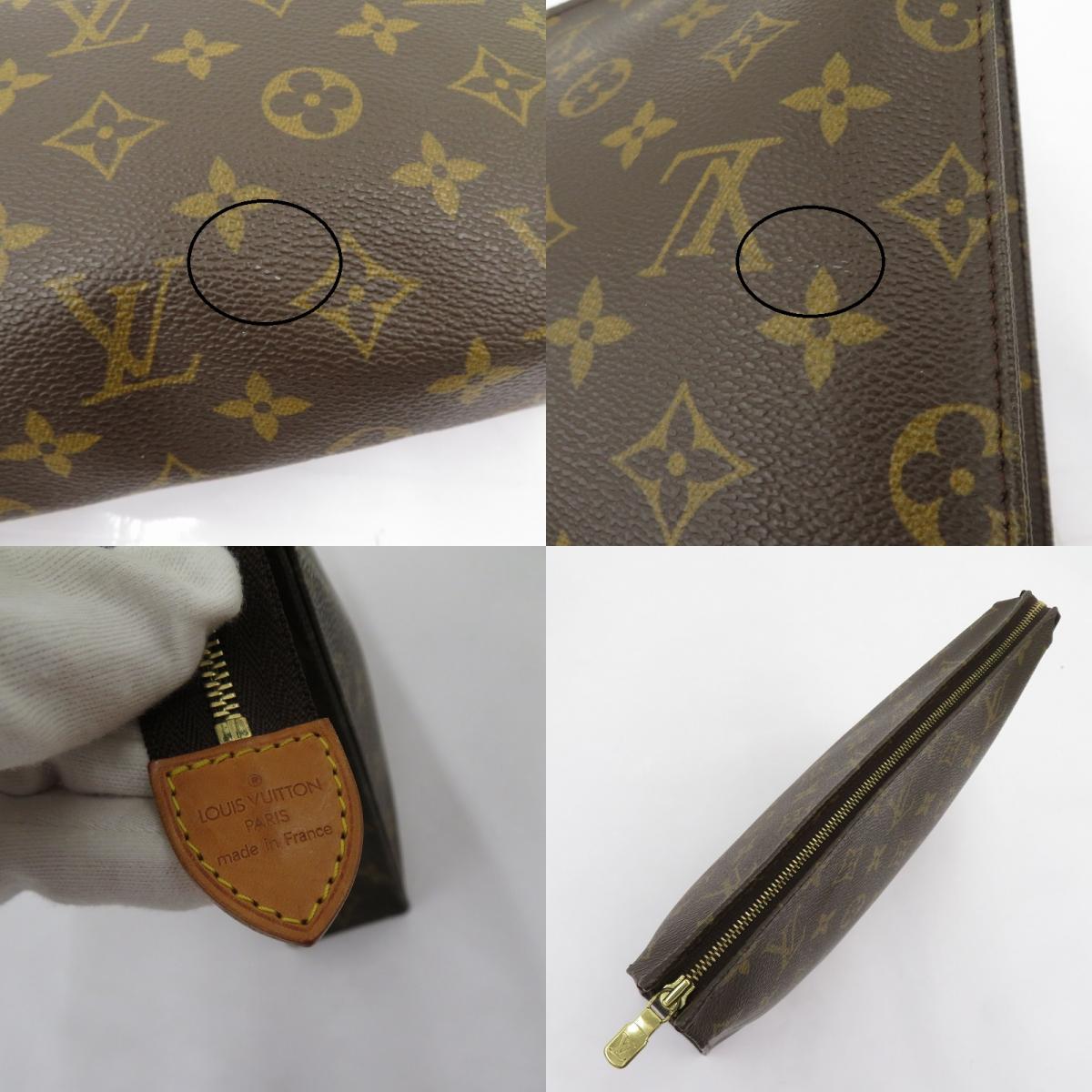 LOUIS VUITTON | ルイ・ヴィトン ポッシュ・トワレット 26 モノグラム クラッチバッグ M47542 ブラウン【瀬戸大橋店】