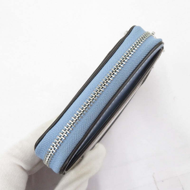 COACH | コーチ シグネチャー カードケース M2130-C0058 ブルー×ブラウン【瀬戸大橋店】