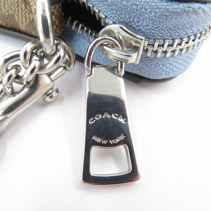 COACH | コーチ シグネチャー カードケース M2130-C0058 ブルー×ブラウン【瀬戸大橋店】