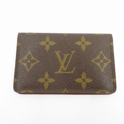 LOUIS VUITTON | ルイ・ヴィトン モノグラム ポシェット カルト ヴィジット カードケース M56362 ブラウン【瀬戸大橋店】