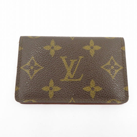 LOUIS VUITTON | ルイ・ヴィトン モノグラム ポシェット カルト ヴィジット カードケース M56362 ブラウン【瀬戸大橋店】