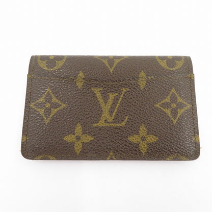 LOUIS VUITTON | ルイ・ヴィトン モノグラム ポシェット カルト ヴィジット カードケース M56362 ブラウン【瀬戸大橋店】