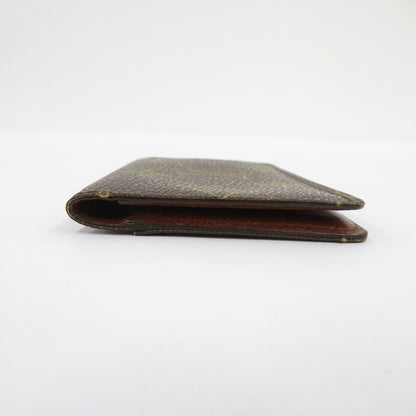LOUIS VUITTON | ルイ・ヴィトン モノグラム ポシェット カルト ヴィジット カードケース M56362 ブラウン【瀬戸大橋店】