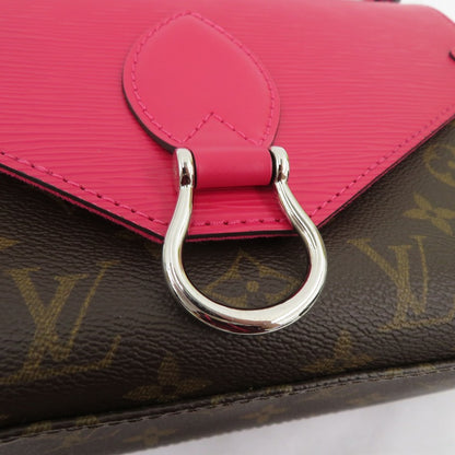 LOUIS VUITTON | ルイ・ヴィトン モノグラム サン・ミシェル ショルダーバッグ M43578 ピンク×ブラウン【瀬戸大橋店】
