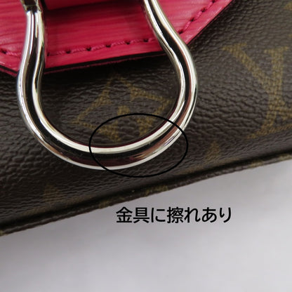LOUIS VUITTON | ルイ・ヴィトン モノグラム サン・ミシェル ショルダーバッグ M43578 ピンク×ブラウン【瀬戸大橋店】
