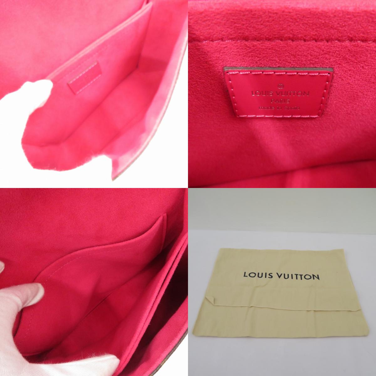 LOUIS VUITTON | ルイ・ヴィトン モノグラム サン・ミシェル ショルダーバッグ M43578 ピンク×ブラウン【瀬戸大橋店】
