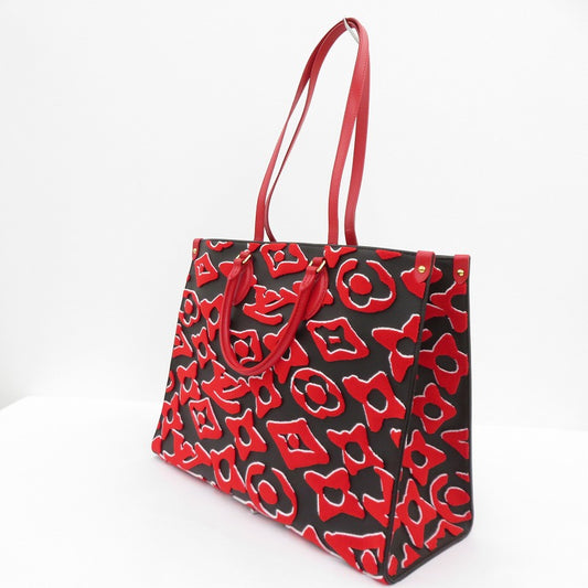 LOUIS VUITTON | ルイ・ヴィトン ×Urs Fischer オンザゴー GM モノグラム 2way その他バッグ M45562 レッド【瀬戸大橋店】