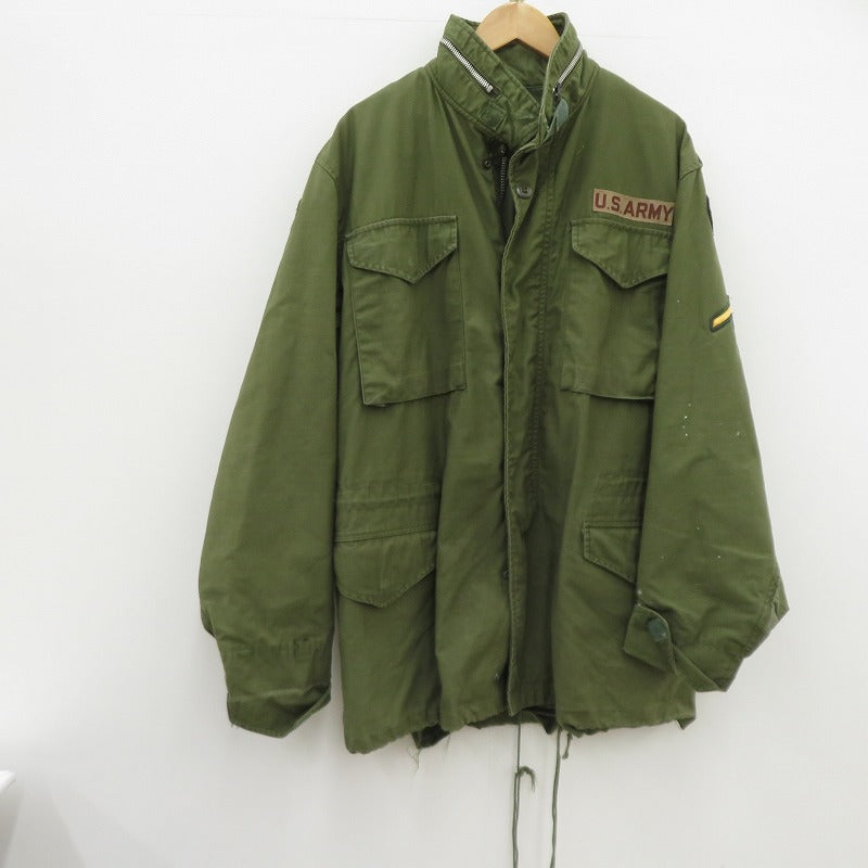 U.S.ARMY M-65 2nd ミリタリージャケット サイズ：MEDIUM-LONG カーキ【瀬戸大橋店】