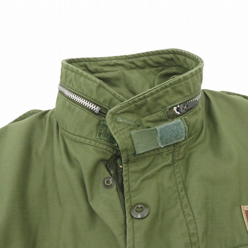 U.S.ARMY M-65 2nd ミリタリージャケット サイズ：MEDIUM-LONG カーキ【瀬戸大橋店】