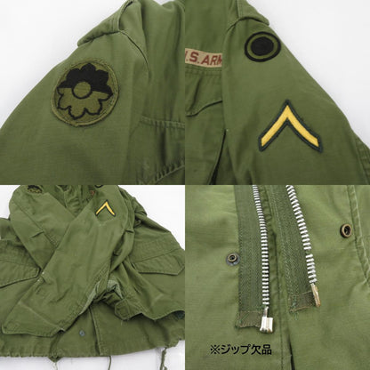 U.S.ARMY M-65 2nd ミリタリージャケット サイズ：MEDIUM-LONG カーキ【瀬戸大橋店】