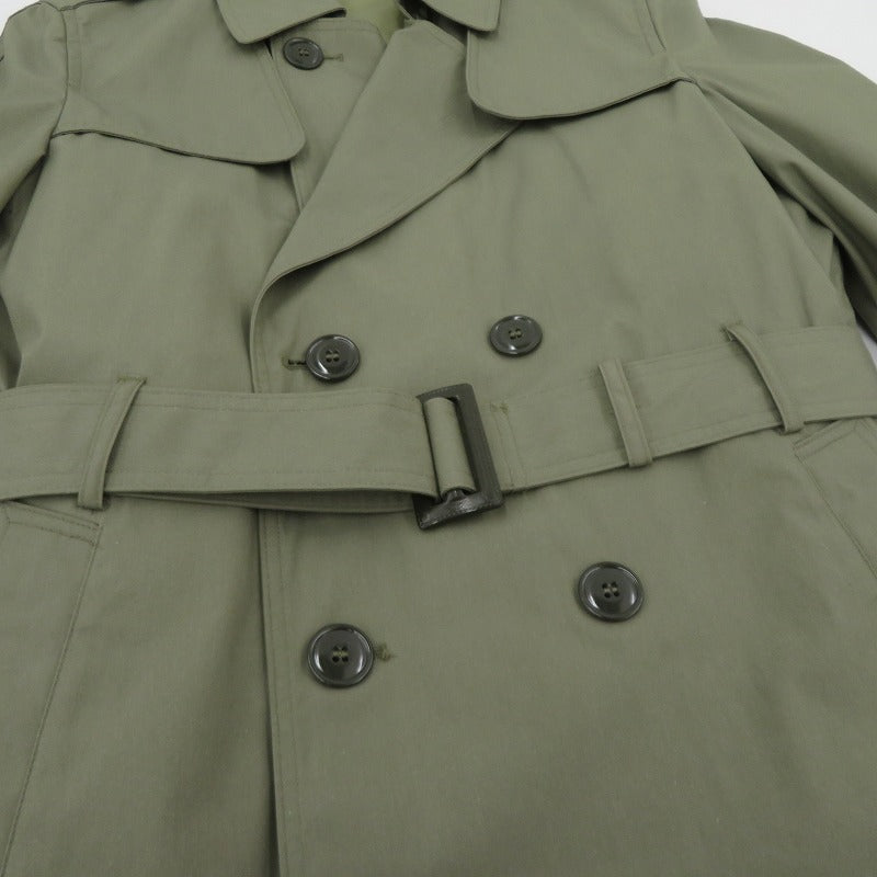 MILITARY衣料 | ミリタリーイリョウ DSCP製 米軍 オールウェザー トレンチコート トレンチコート サイズ:40L カーキ【瀬戸大橋店】