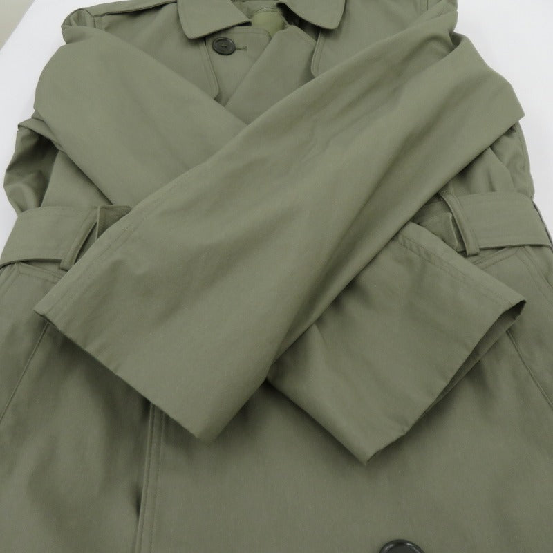 MILITARY衣料 | ミリタリーイリョウ DSCP製 米軍 オールウェザー トレンチコート トレンチコート サイズ:40L カーキ【瀬戸大橋店】