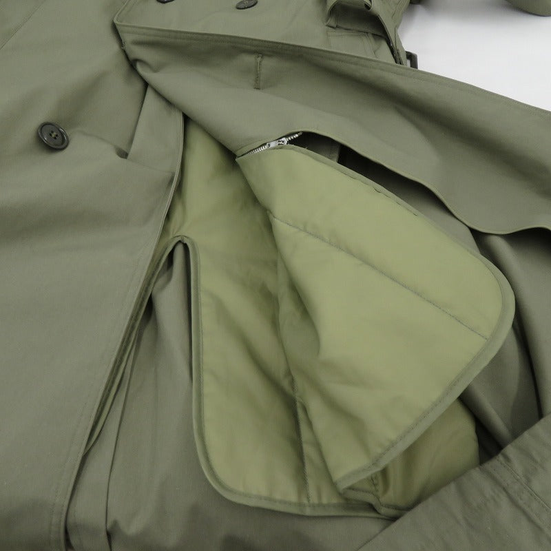 MILITARY衣料 | ミリタリーイリョウ DSCP製 米軍 オールウェザー トレンチコート トレンチコート サイズ:40L カーキ【瀬戸大橋店】