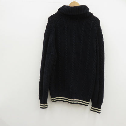 POLO RALPH LAUREN | ポロ・ラルフローレン ケーブルニットショールカーディガン カーディガン ネイビー サイズ：L【瀬戸大橋店】