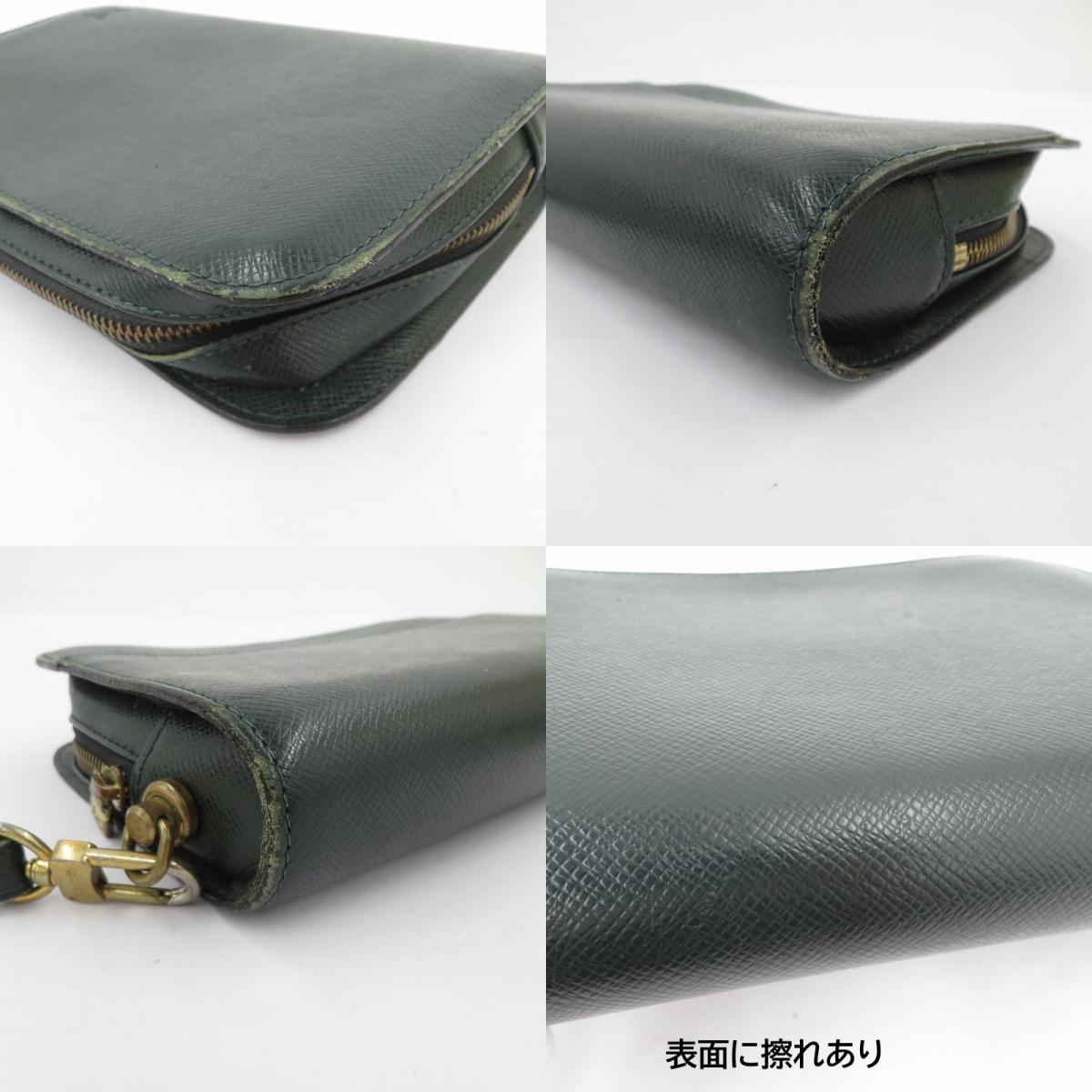 LOUIS VUITTON | ルイ・ヴィトン バイカ タイガ クラッチバッグ M30184 ダークグリーン【瀬戸大橋店】