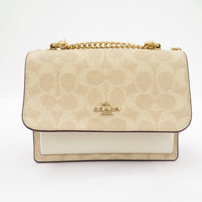 COACH | コーチ シグネチャー ミニ クレア クロスボディバッグ ショルダーバッグ M2422-CW206 ベージュ【瀬戸大橋店】
