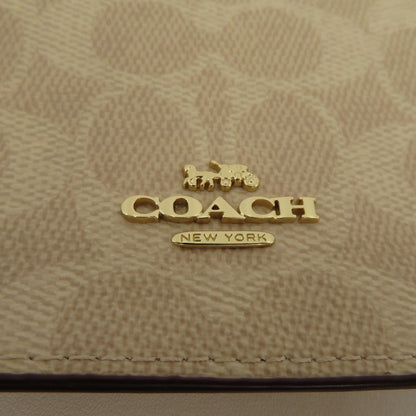 COACH | コーチ シグネチャー ミニ クレア クロスボディバッグ ショルダーバッグ M2422-CW206 ベージュ【瀬戸大橋店】
