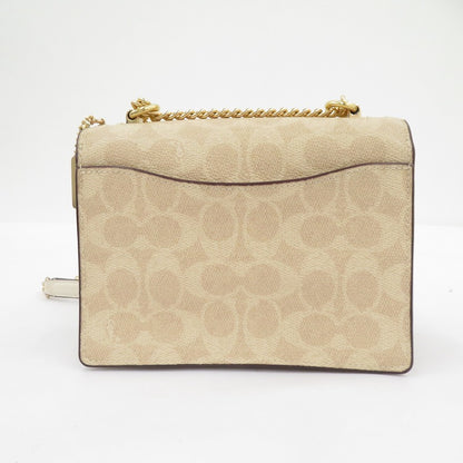 COACH | コーチ シグネチャー ミニ クレア クロスボディバッグ ショルダーバッグ M2422-CW206 ベージュ【瀬戸大橋店】