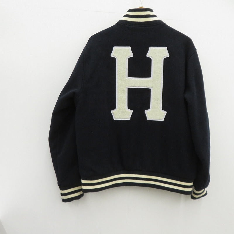 HUF | ハフ 20周年記念 スタジャン JK00368 ネイビー サイズ：L【瀬戸大橋店】