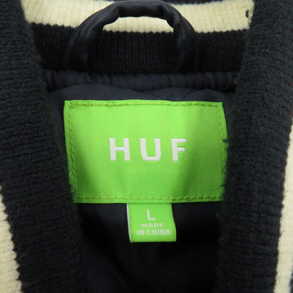 HUF | ハフ 20周年記念 スタジャン JK00368 ネイビー サイズ：L【瀬戸大橋店】