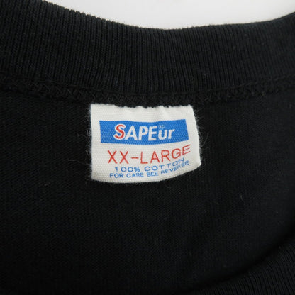 SAPEur | サプール Leonardo Da Vinci 半袖Ｔシャツ A0024-426 ブラック サイズ：XXL【瀬戸大橋店】