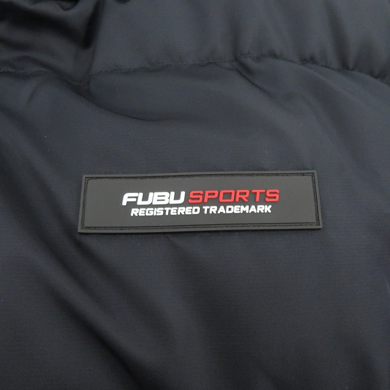 FUBU | フブ SHORT NYLON TWILL PUFFER JACKET 中綿ジャケット FAM-52303 ブラック サイズ：L【瀬戸大橋店】