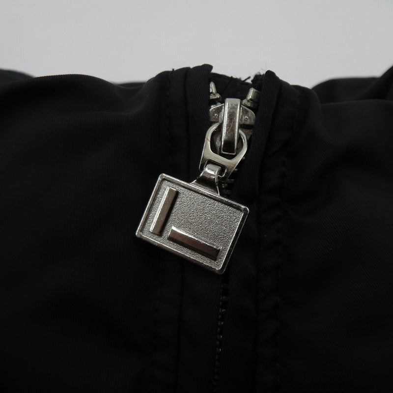 FUBU | フブ SHORT NYLON TWILL PUFFER JACKET 中綿ジャケット FAM-52303 ブラック サイズ：L【瀬戸大橋店】