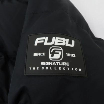 FUBU | フブ SHORT NYLON TWILL PUFFER JACKET 中綿ジャケット FAM-52303 ブラック サイズ：L【瀬戸大橋店】