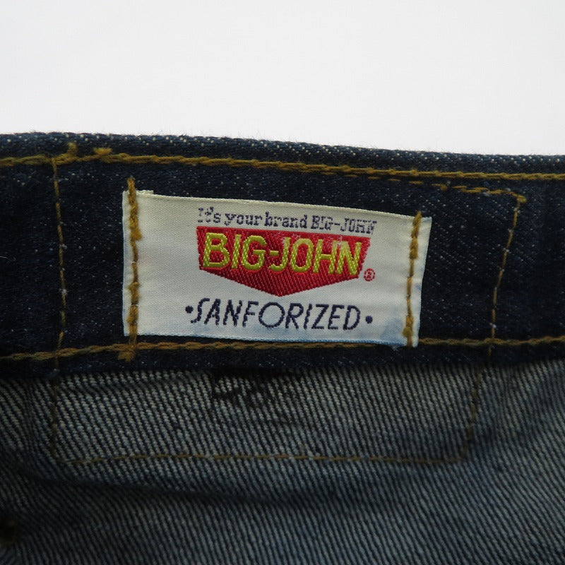 BIG JOHN | ビッグジョン フラッシャー付き デニムパンツ インディゴ サイズ：31【瀬戸大橋店】