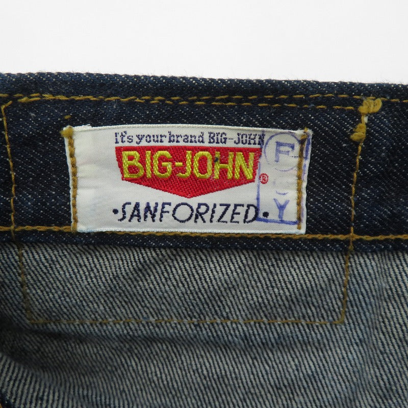 BIG JOHN | ビッグジョン フラッシャー付き デニムパンツ インディゴ サイズ：31【瀬戸大橋店】