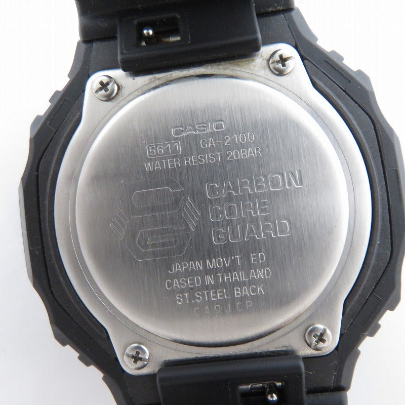 G-SHOCK | ジーショック ANALOG-DIGITAL/2100 Series アナデジクォーツ 腕時計 GA-2100-1A1DR ブラック【瀬戸大橋店】