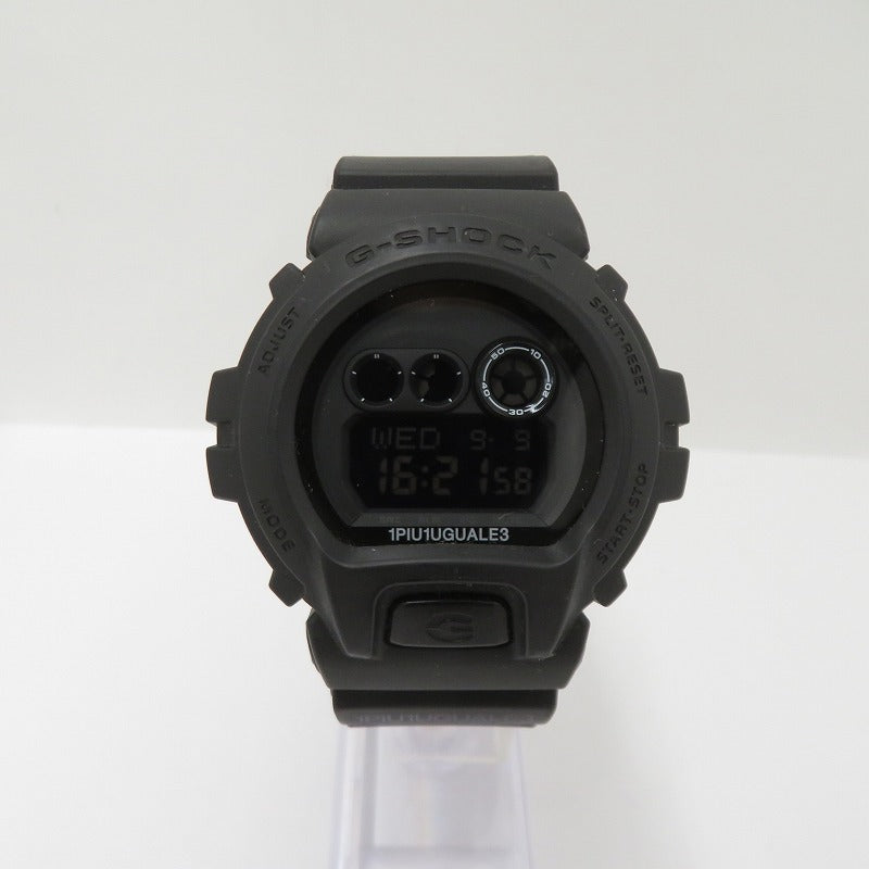 G-SHOCK | ジーショック ×1PIU1UGUALE3 デジタルクォーツ 腕時計 GD-X6900 ブラック【瀬戸大橋店】
