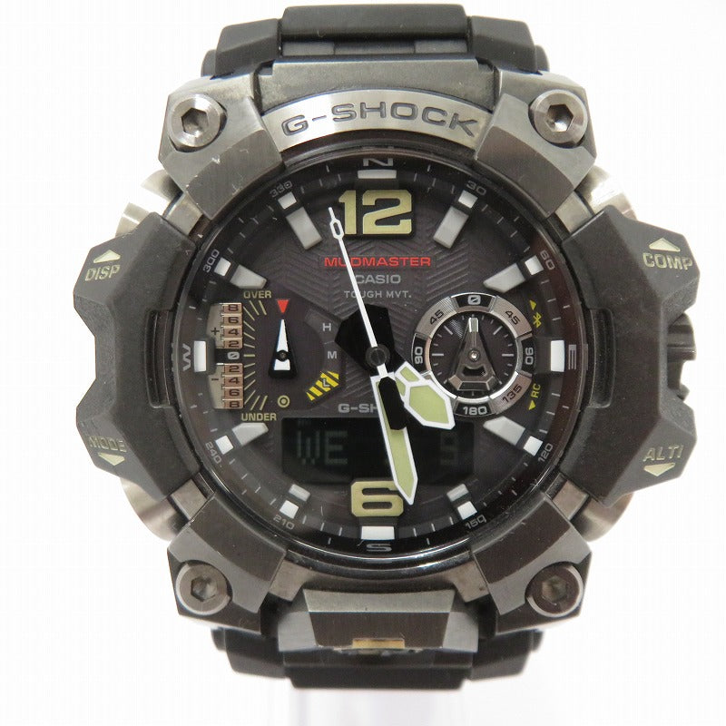 G-SHOCK | ジーショック MASTER OF G LAND MUDMASTER アナデジ電波ソーラー 腕時計 GWG-B1000-1AJF ブラック【瀬戸大橋店】