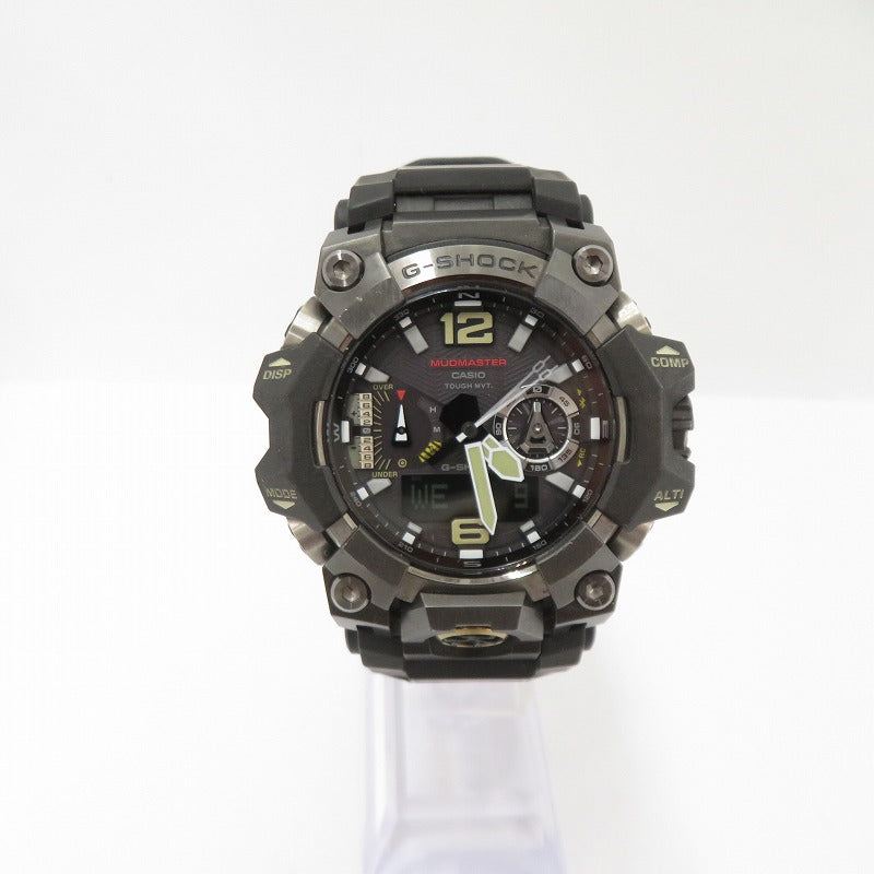 G-SHOCK | ジーショック MASTER OF G LAND MUDMASTER アナデジ電波ソーラー 腕時計 GWG-B1000-1AJF ブラック【瀬戸大橋店】