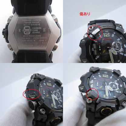 G-SHOCK | ジーショック MASTER OF G LAND MUDMASTER アナデジ電波ソーラー 腕時計 GWG-B1000-1AJF ブラック【瀬戸大橋店】