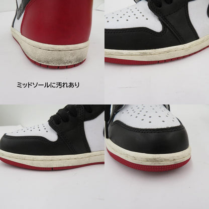 NIKE | ナイキ 'Black Toe Reimagined' スニーカー DZ5485-106 サイズ:26.5cm レッド 26.5cm【瀬戸大橋店】