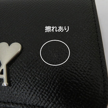 AMI | アミ 二つ折り財布 USL203 AL0036 ブラック【瀬戸大橋店】