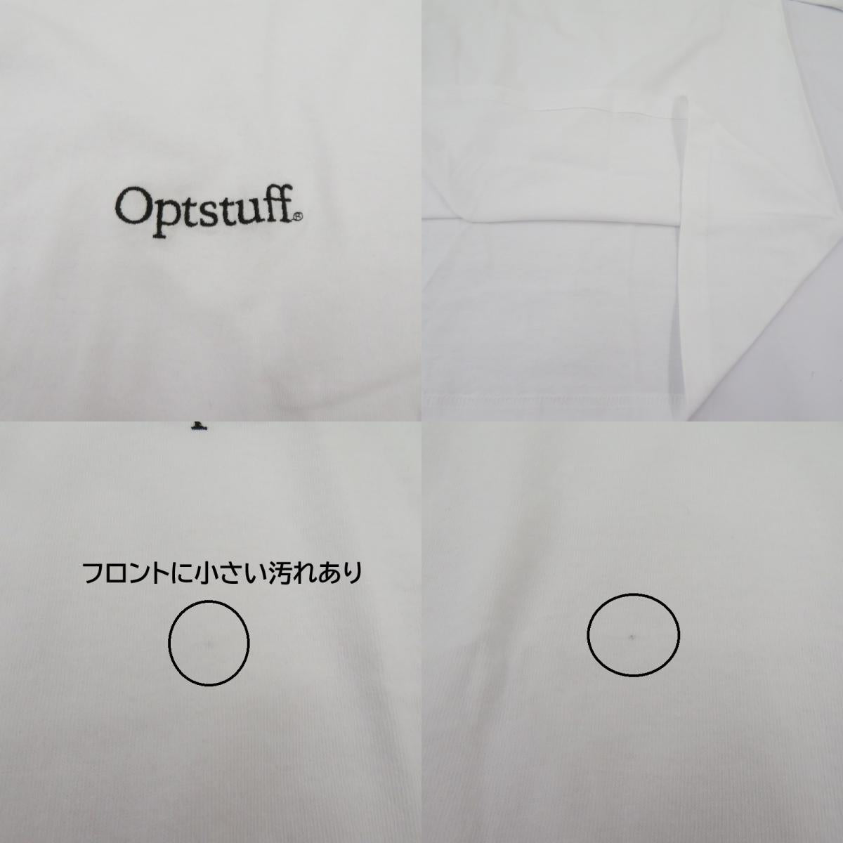 Optstuff ×FRUIT OF THE LOOM 2-PACK TEE ※２枚セット 半袖Ｔシャツ ホワイト・ブラック サイズ：L【瀬戸大橋店】