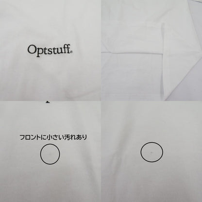 Optstuff ×FRUIT OF THE LOOM 2-PACK TEE ※２枚セット 半袖Ｔシャツ ホワイト・ブラック サイズ：L【瀬戸大橋店】